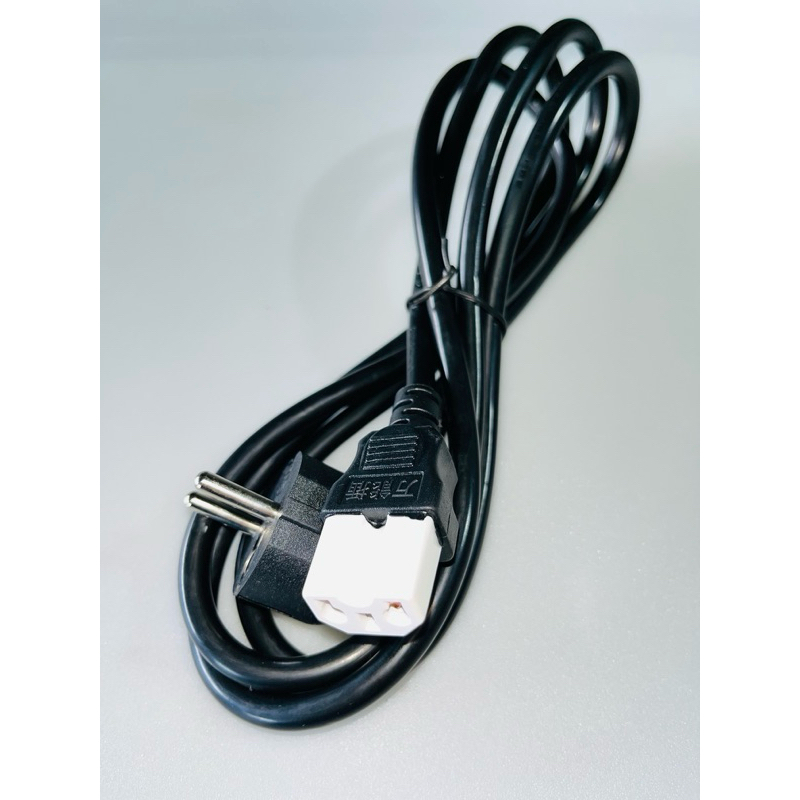 Kabel Cable AC Komputer Power + Arde (Isi 3) Ujung Keramik