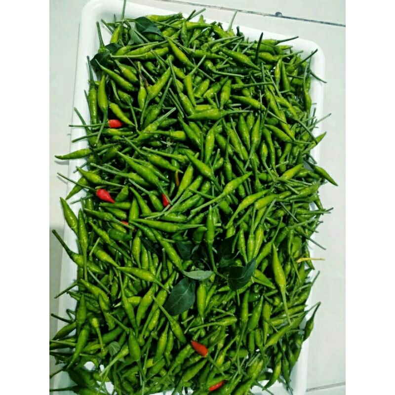 

buah cabe rawit hijau/500gr