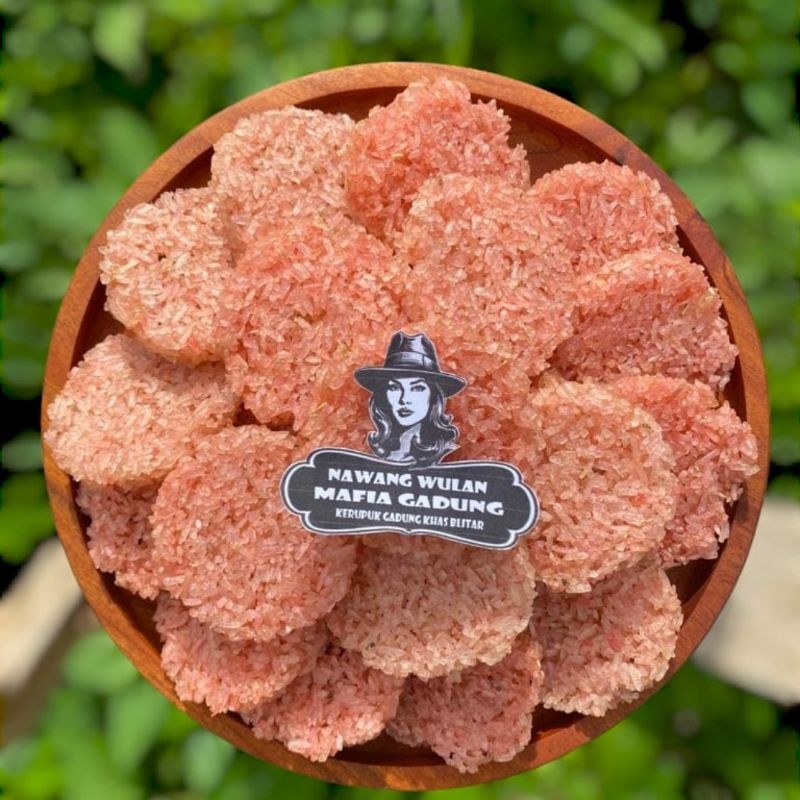 

1KG KERUPUK RENGGINANG PINK KETAN ASLI MENTAH RASA BAWANG