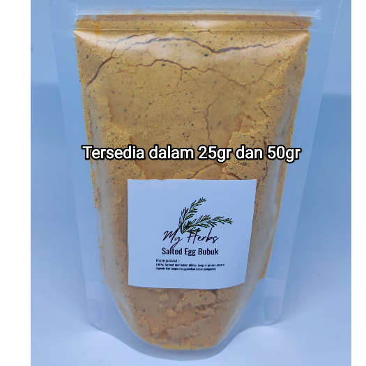 

Salted Egg Powder / Telur Asin Bubuk / Telur Asin Bubuk 25 & 50Gr