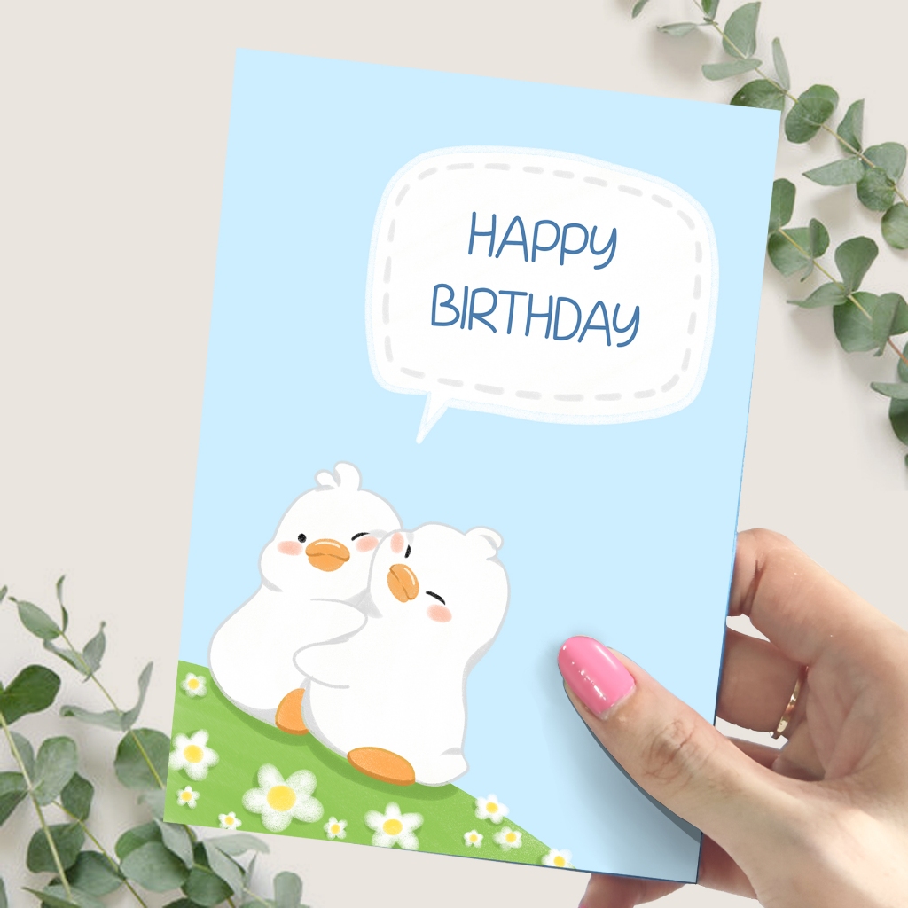 Kartu Ucapan Lipat Ulang Tahun | Birthday Card | Greeting Card | Happy Birthday | Kartu Ucapan Murah