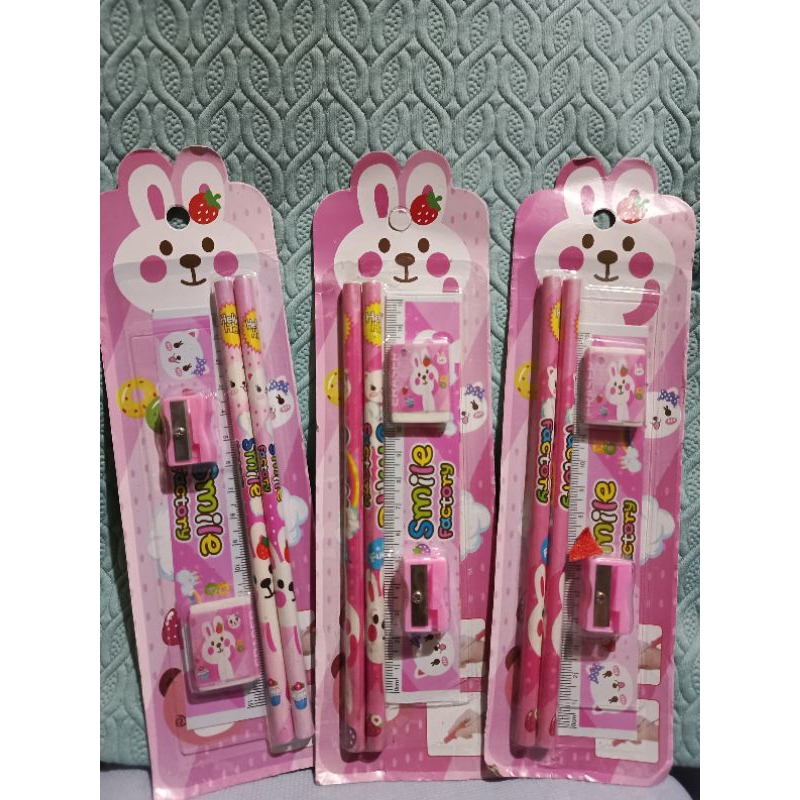 

Pensil set penghapus Smile Tutup Kertas Anak