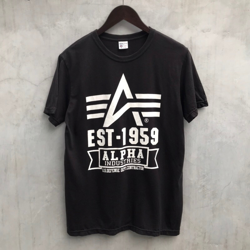 Kaos Basic by Alpha Industries tee Black Medium