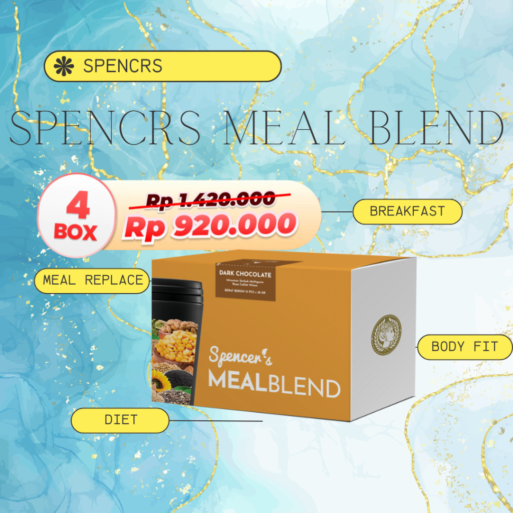

Spencer Mealblend - Meal Replacement - Sereal Minuman Pengganti Diet