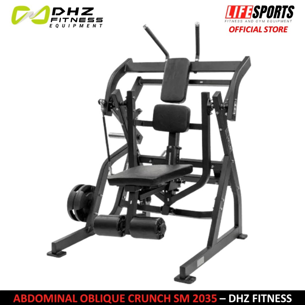 Lifesports - New Alat Olahraga Fitness Abdominal Oblique Crunch Machine Hammer Force Pro DHZ SM2035