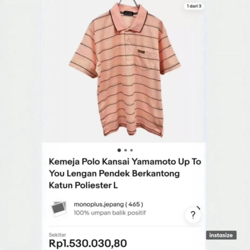 Up To You Polo Shirt by Kansai Yamamoto