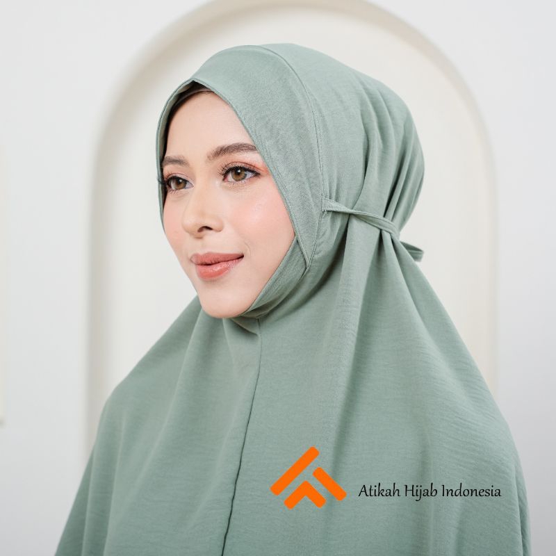 khimar dagu tali XL soft ped cringkle airflow,  khimar dagu malaysia