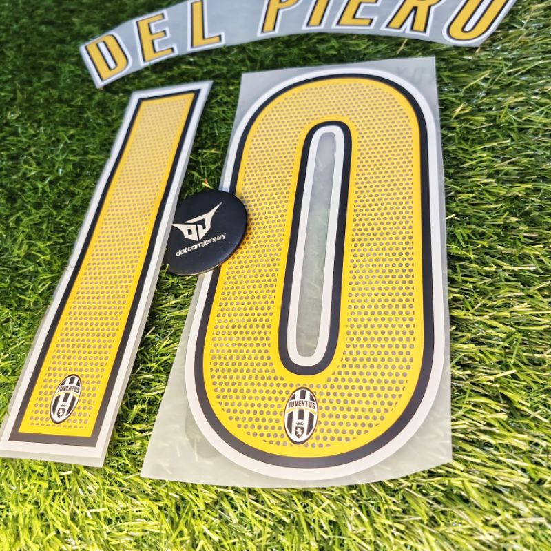 font nameset juve retro 2004 - 2006