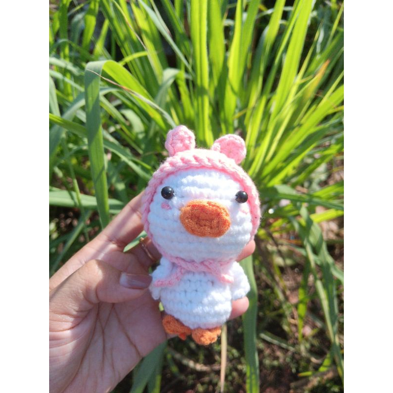 Ganci rajut|Ganci boneka|Gantungan kunci|Ganci bebek rajut|Handmade