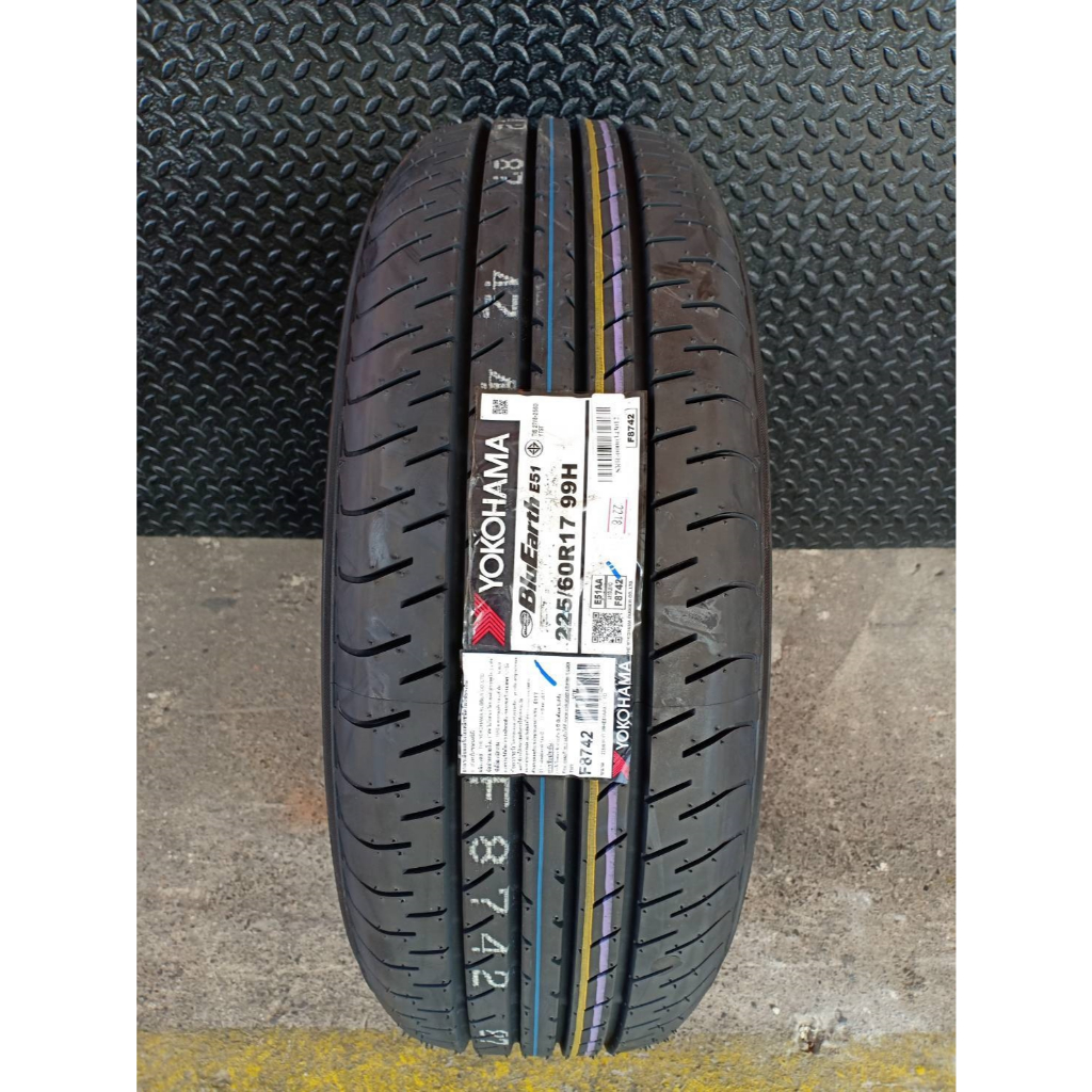 JUAL BAN MOBIL IMPORT TAHUN 2022 225 60 R17 YOKOHAMA BLUEARTH E51 HARGA SATUAN GRATIS PASANG DI TOKO