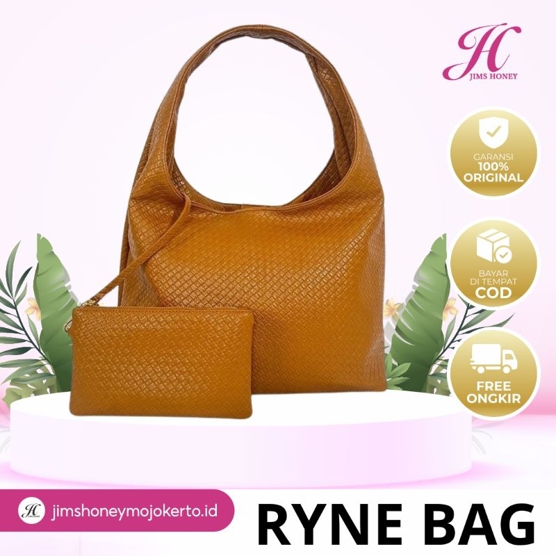 JIMS HONEY RYNE BAG TAS SELEMPANG BAHU WANITA BESAR KULIT TOTE BAG CEWEK