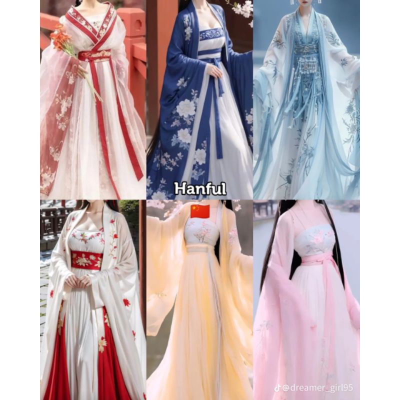 Hanfu wanita, pakaian tradisional Cina