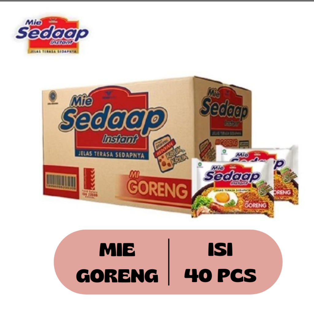 

Mie Sedaap Goreng Instant ED 08.25 1 Dus isi 40 Pcs