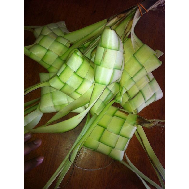 

cangkang kupat Fress murahh,tinggal isi beras(10 pcs)