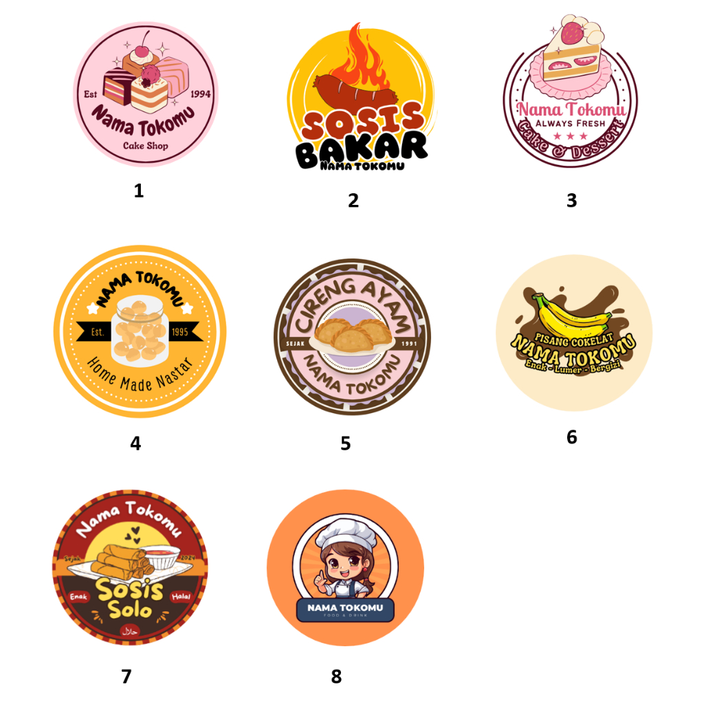 

CETAK STIKER CROMO / LABEL BULAT LABEL NAMA LABEL MAKANAN TOPLES KEMASAN BOTOL MINUMAN CUSTOM KROMO