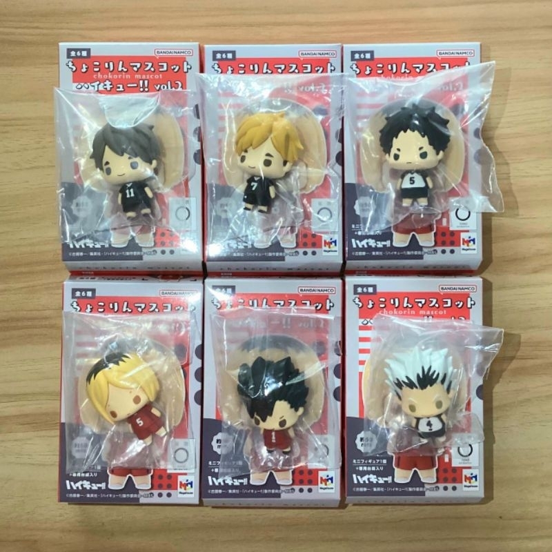 [READY] CHOKORIN MASCOT FIGURE HAIKYUU OFFICIAL BOKUTO AKAASHI KUROO KENMA ATSUMU OSAMU HQ INARIZAKI