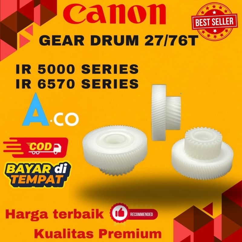 GEAR DRUM 27/76T  IR 5000/6000/5020/6570/5570/5075