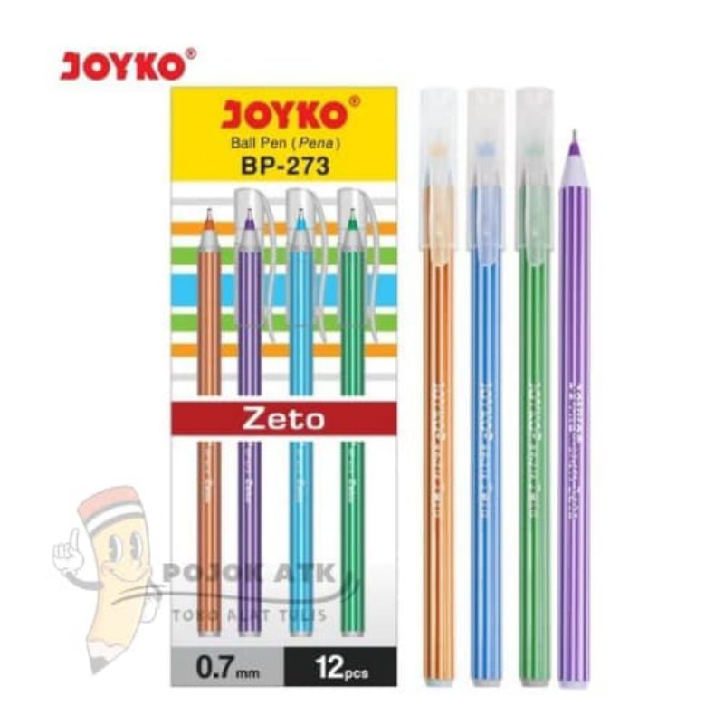 

Pulpen / Bulpen / Ballpoint Joyko BP-273 Zeto Tinta Hitam