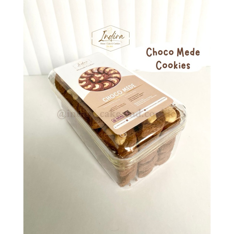 

TERMURAH !! KUE LEBARAN Choco Mede Cookies toples persegi