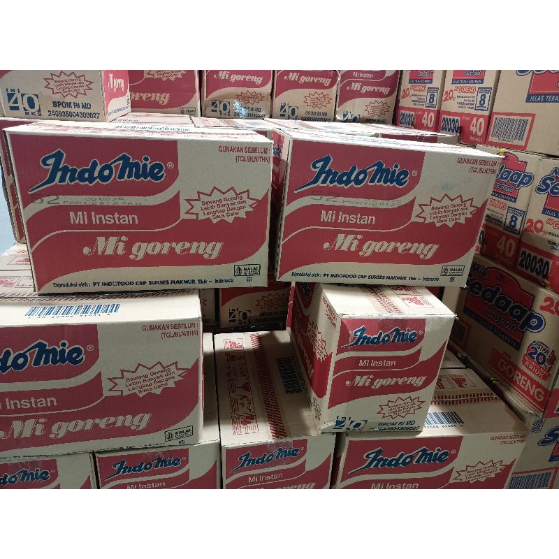 

indomie Mie goreng isi 40pcs/karton/mie instan/indomie goreng