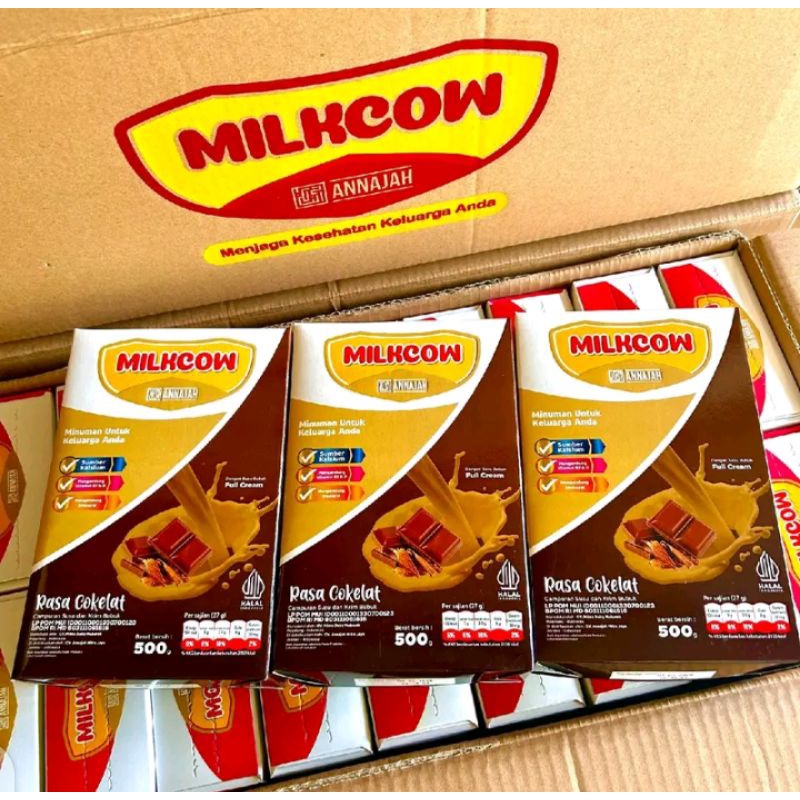 

3 BOX MILKCOW 500g [Susu Sapi Tinggi Protein] BPOM Halal
