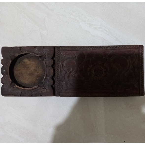 Asbak Kotak Kayu Kerajinan Tangan Bali