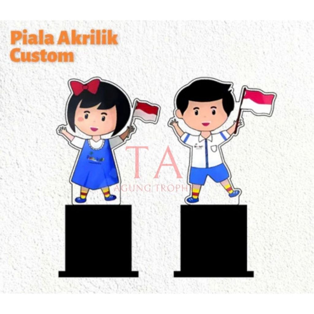 PIALA ANAK TK PIALA AGUSTUSAN TK AKRILIK CUSTOM