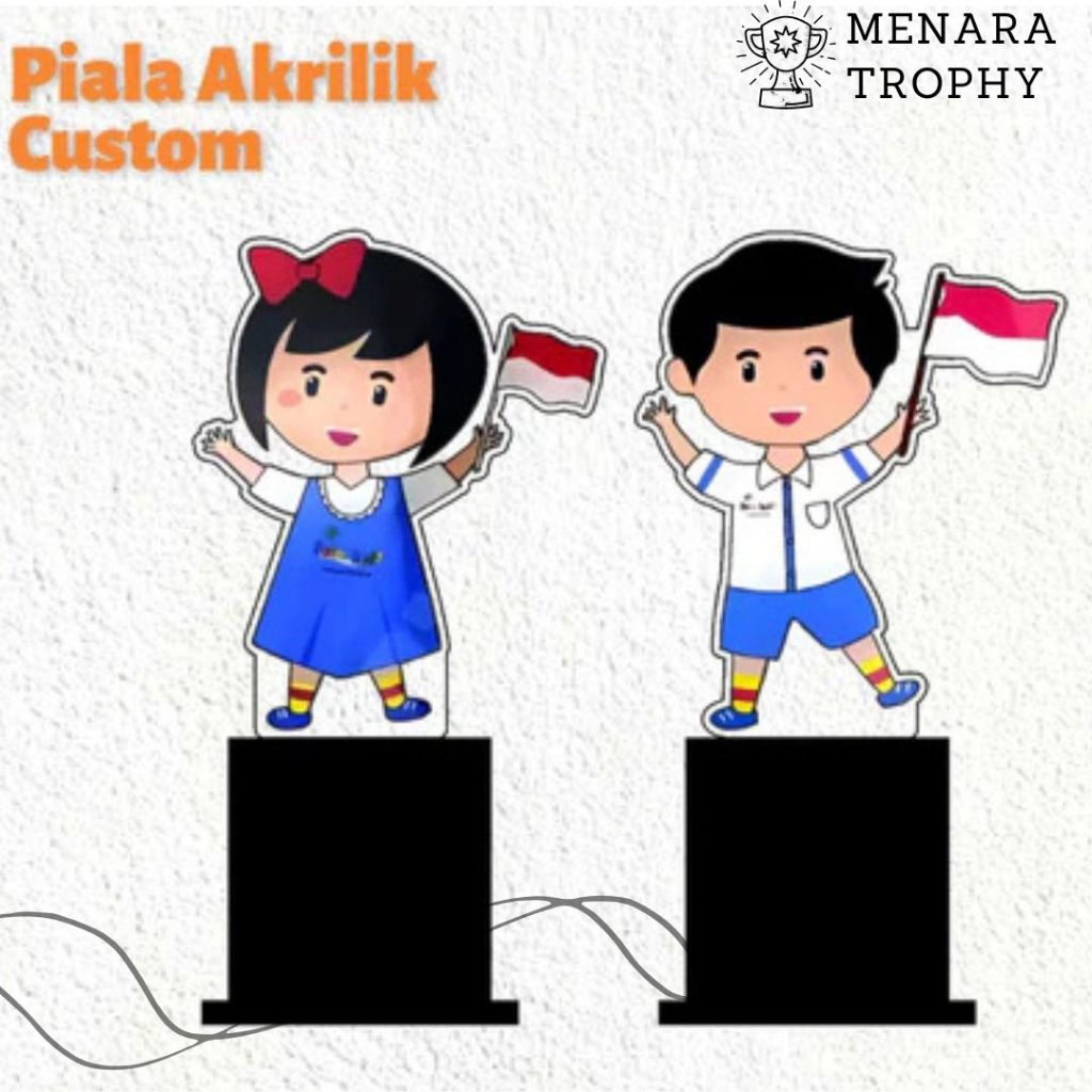 PIALA ANAK TK PIALA AGUSTUSAN TK AKRILIK CUSTOM