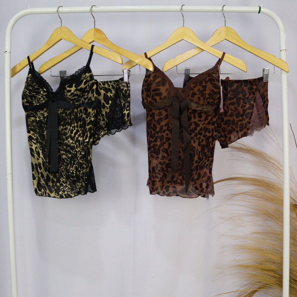 Setelan Lingerie Sexy Baju Tidur Transparan fm 2069