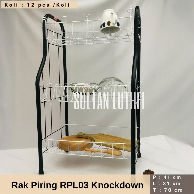 Rak Piring RPL03 Knockdown