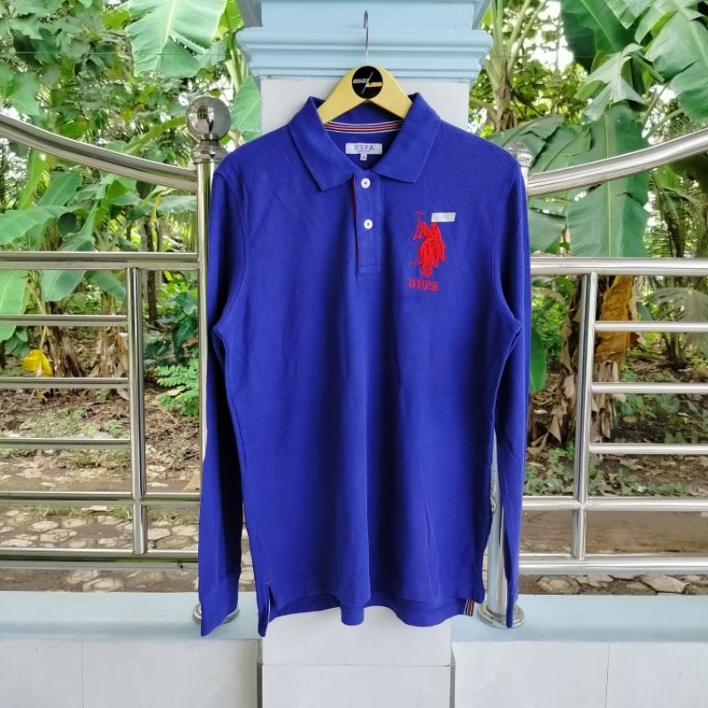 Long Sleeve / Polo Shirt / Vintage / Second / USPA