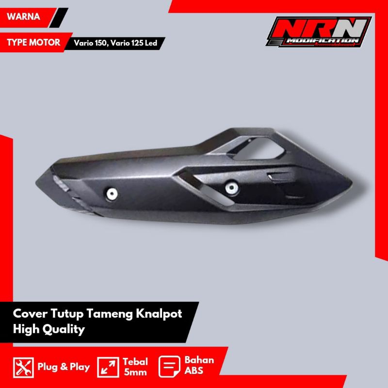 Cover Tutup Tameng Knalpot Vario 150 125 Led Tutup Knalpot Vario 150 Tameng Knalpot Vario 150