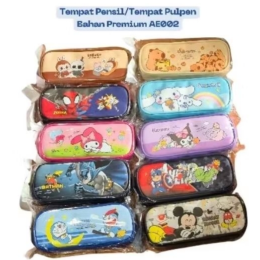 

TEMPAT PENSIL/TEMPAT PULPEN ANAK SEKOLAH BAHAN PREMIUM CAPYBARA, SPIDERMAN, LABUBU, KUROMI, BATMAN AE002