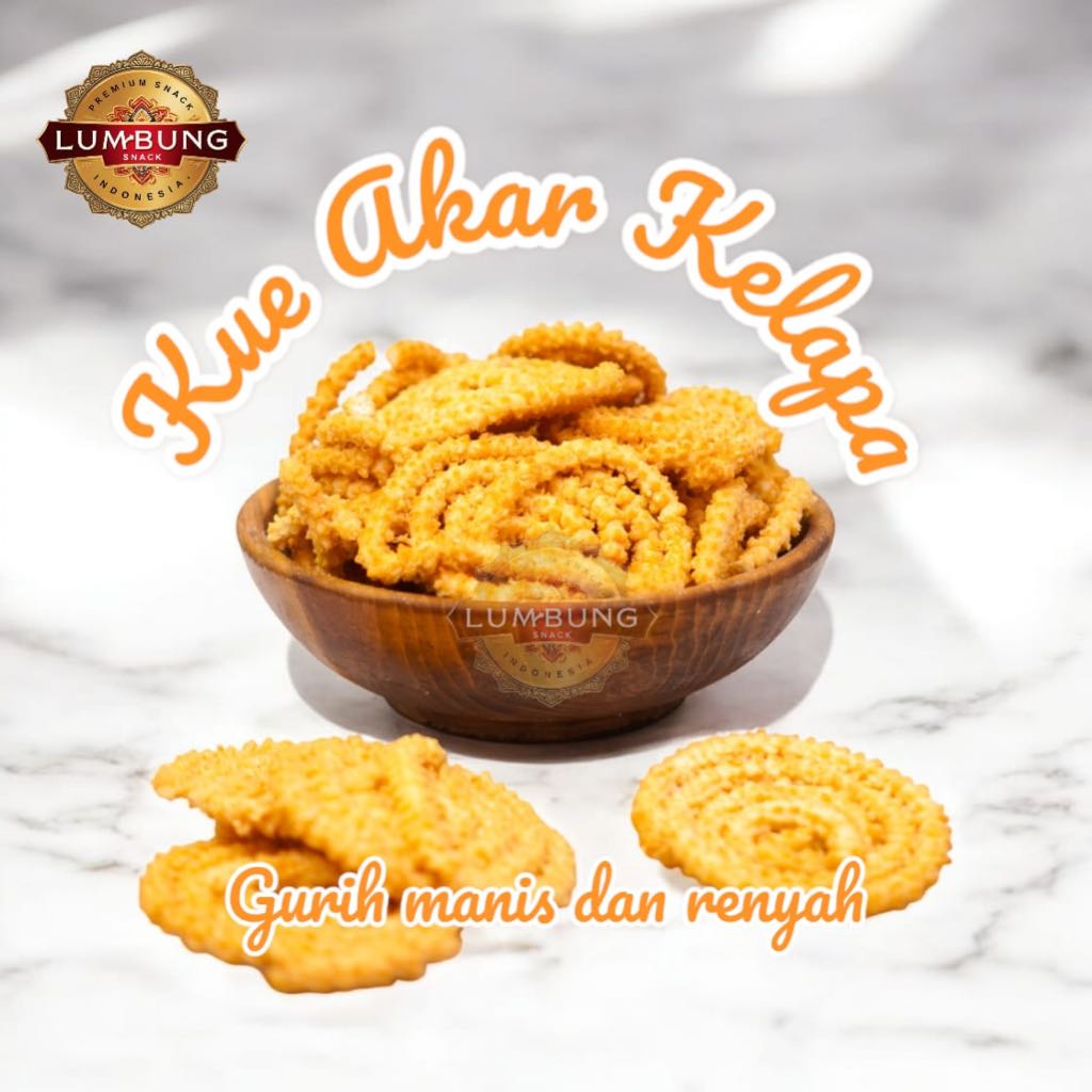 

CEMILAN KUE JADUL AKAR KELAPA MANIS, GURIH & RENYAH 250GR