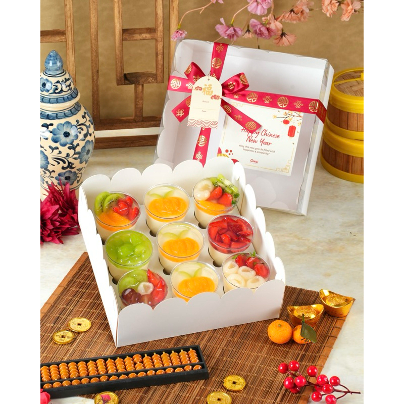 

LUCKY Hampers Puding Buah Cup CNY Hampers Imlek