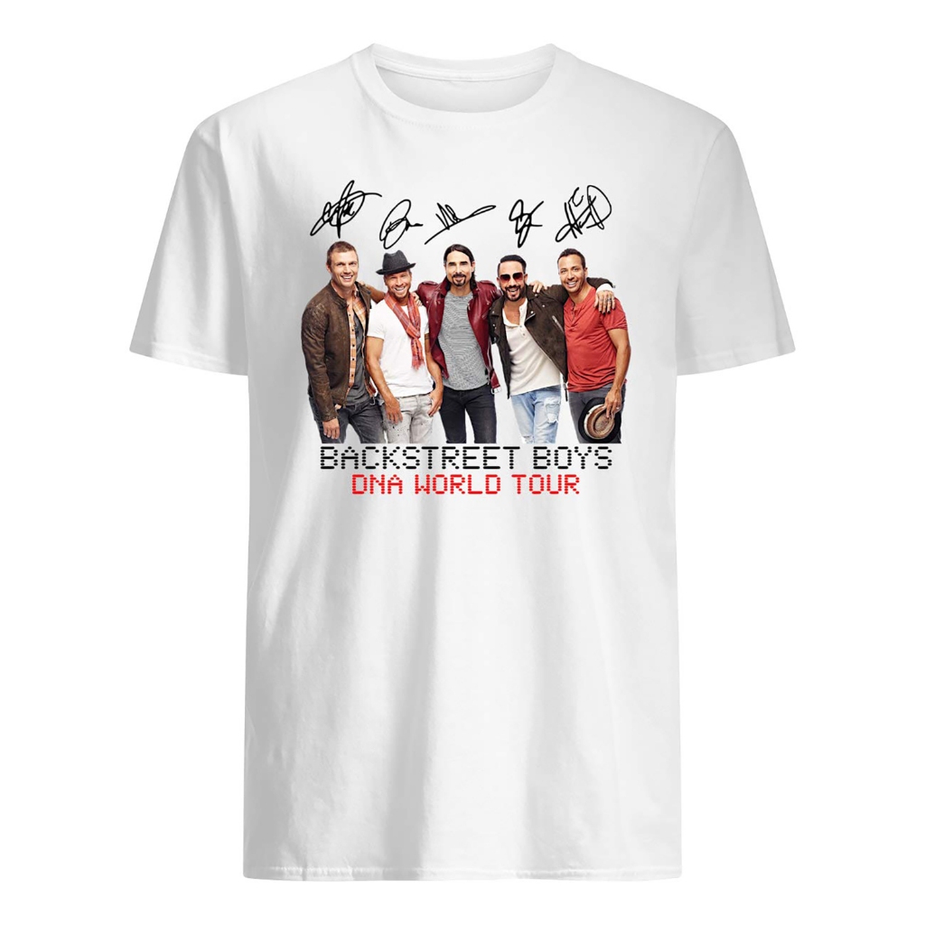 Kaos Band Musik Backstreet Boys DNA World Tour Signature