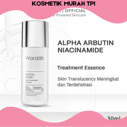 #KOSMETIKMURAHTPI# Wardah Crystal Secret Pure Treatment Essence #CRYSTALSECRET #PURE #ESSENCE #TREAT