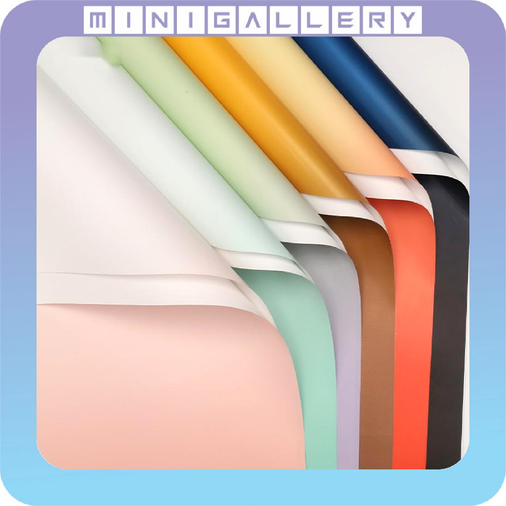 

Flower Wrapping Gradient Color Cellophane Waterproof Kertas Buket Bunga Wrap KB6201