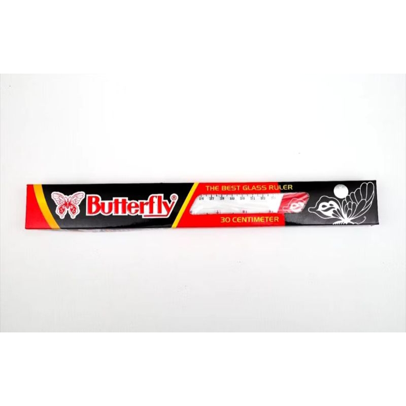 

Penggaris Buterfly Panjang 30cm | Murahh | Anak Sekolah