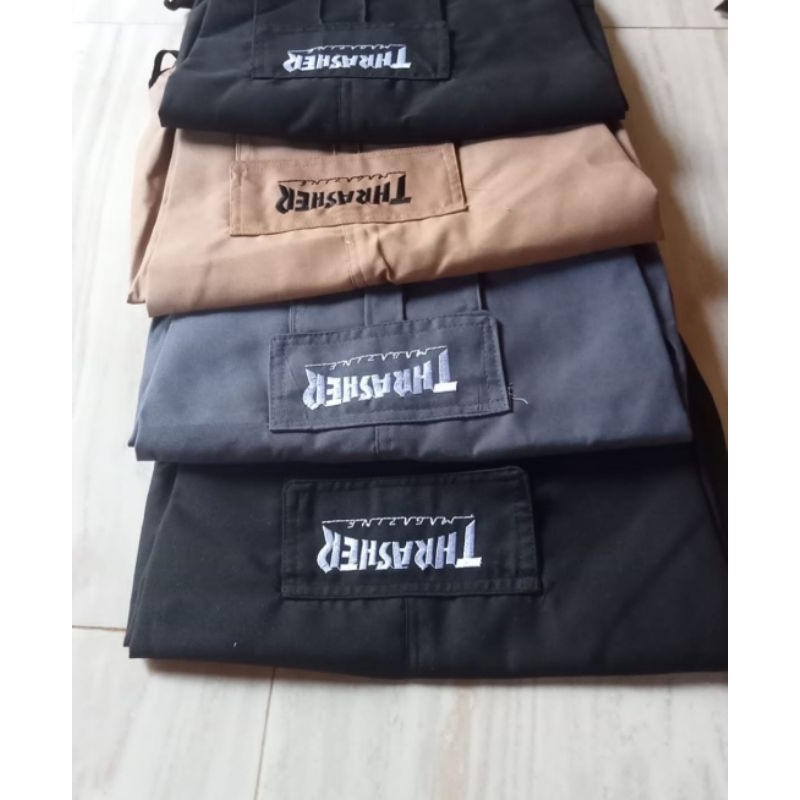 Celana Pendek Pria Cargo Army Bahan Kualitas Import American Drill