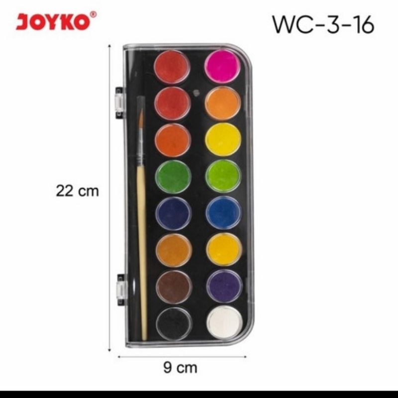

Water Colour Set Cat Air Joyko WC-3 16 warna