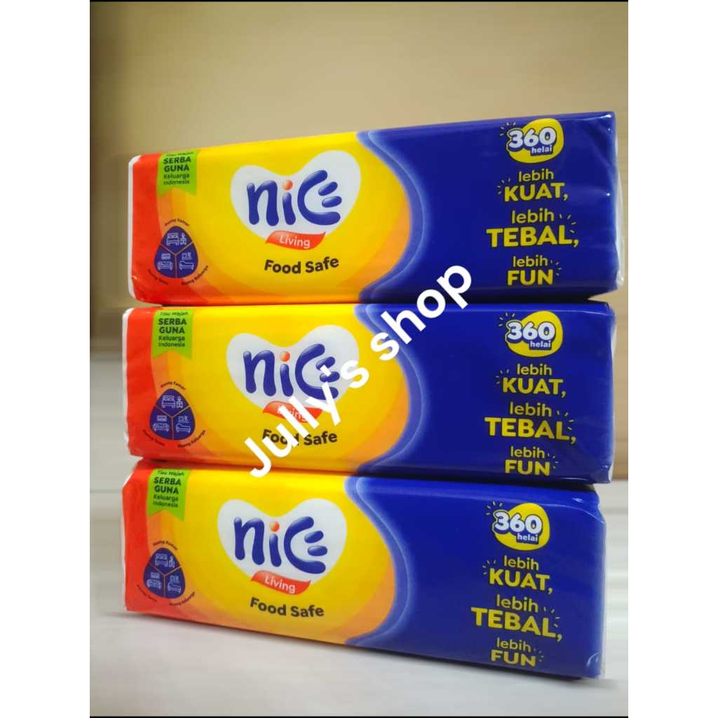 Tisu Nice promo murah 3 pcs 360 Sheets