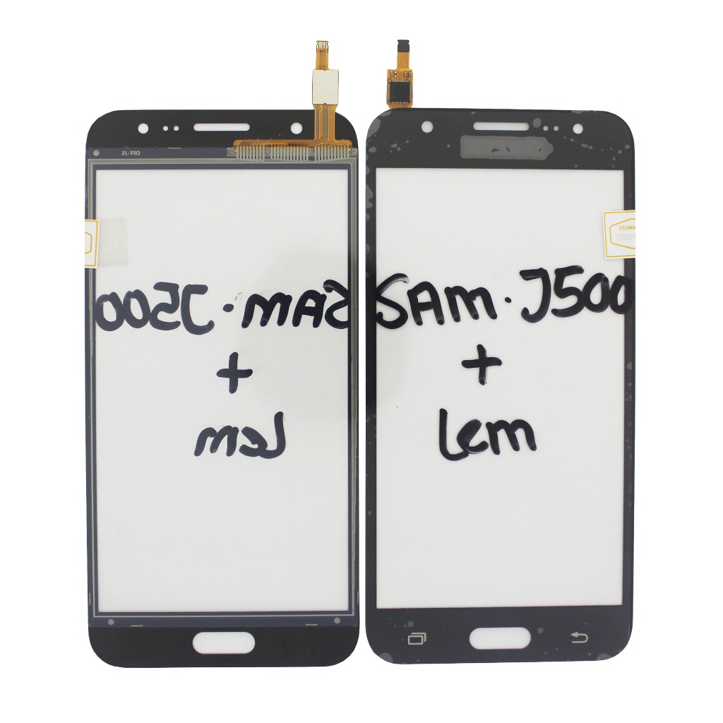 TOUCHSCREEN LAYAR SENTUH TS SAM J500 HITAM + IC + LEM OCA ORI GALAXY J5 2015 SM-J500FB J500G