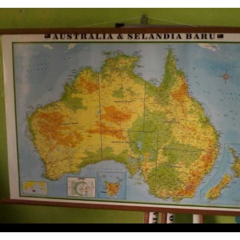 

Peta Benua Australia Kecil Bingkai