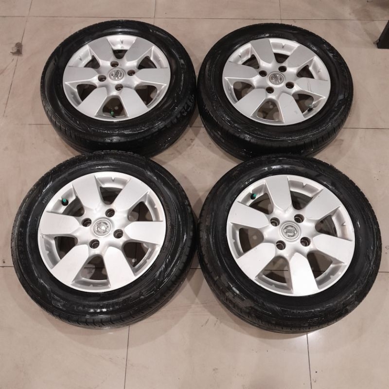 Velg Mobil Bekas Std Livina Ring 15 Lebar 5,5 Pcd 4x114 Plus Ban 185/65 R15