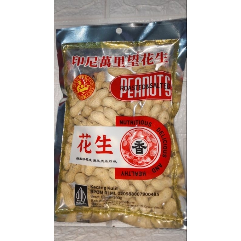 

Kacang kulit CLJ / roasted & salted peanuts 200gr