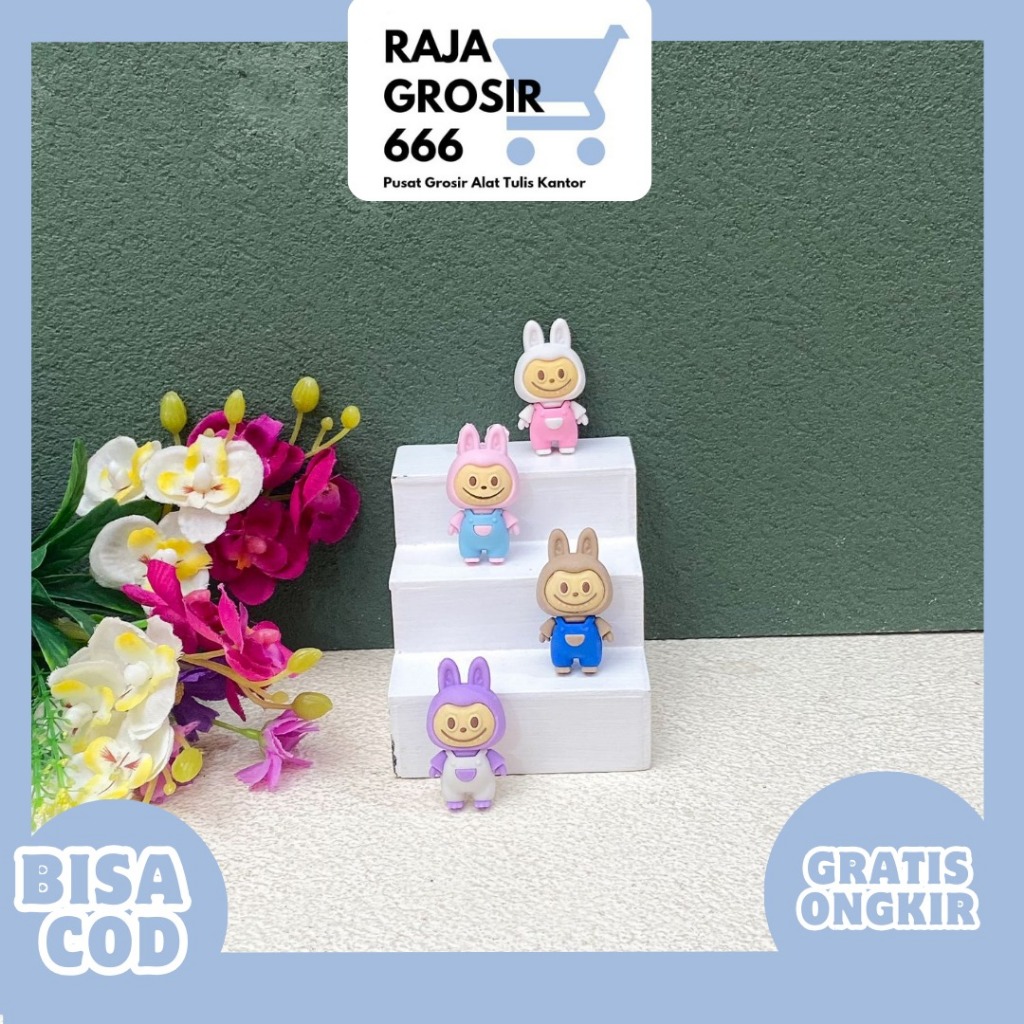 

Penghapus Miniatur 3D Labubu Baju ER-1757/ penghapus lucu karakter labubu 1 pcs / alat tulis sekolah anak lucu kado unik