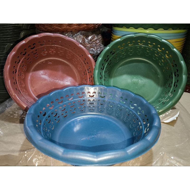 (24pcs)baskom bahagia/baskom hajatan plastik/ember plastik/wakul hajatan