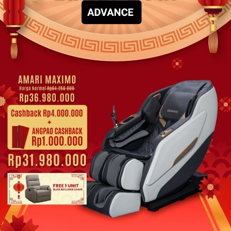 Kursi Pijat Elektrik Advance Amari Maximo HS8923