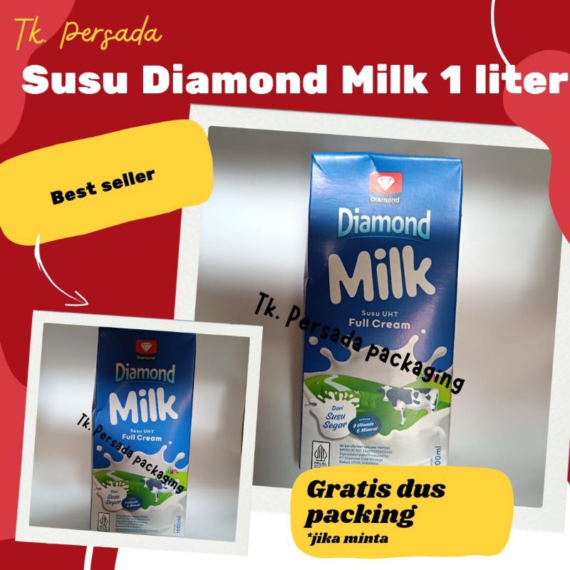 

[1 Liter ] Susu UHT Diamond Milk 1L